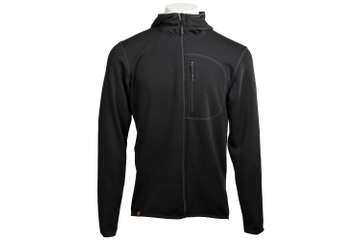 Unisex Merino Wool Active Hoodie with Zipper - Katun - 87% Merino Corespun