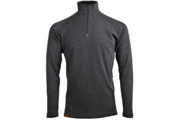 Muška majica zip kragna dugih rukava Altai - 100% ekstra fina merino vuna