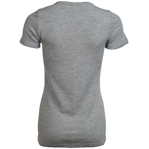 Women's short sleeve slim fit top Altai - 100% extra fine merino 11 / 32