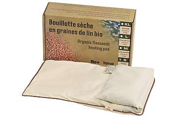 Small organic flax seeds heat pack - 30x18cm
