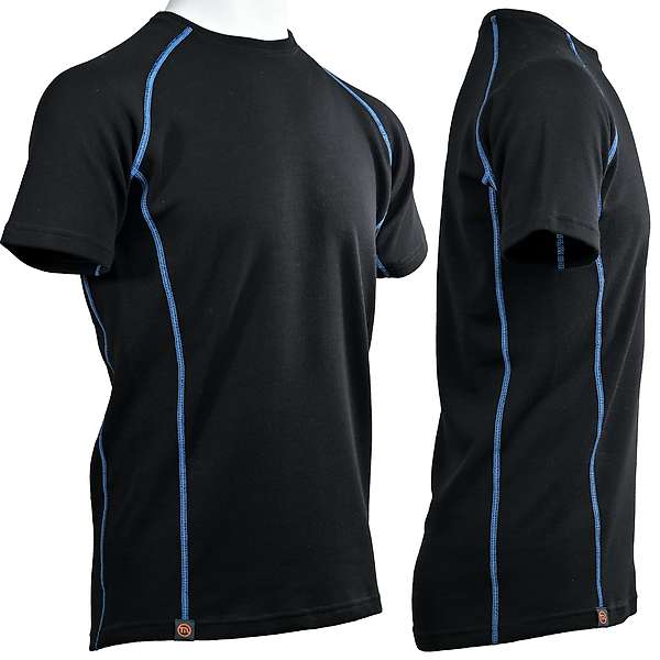 Men's athletic short sleeve slim fit top Altai - 87% extra fine merino core spun 2 / 6