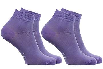 Socks Opala Ankle - 98% org. cotton - unicolor - set of 2 pairs
