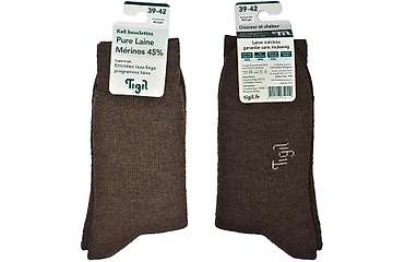 Kell thermal medium weight socks - 45% merino