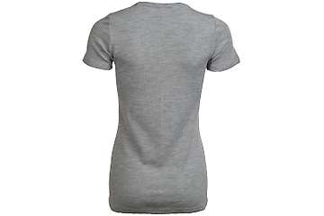 Women's short sleeve slim fit top Altai - 100% extra fine merino