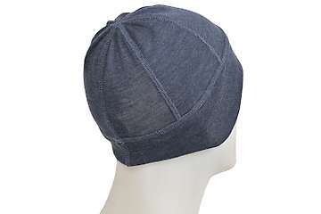 Lightweight beanie Ural ears extension - 50% Merino/50% Tencel - 23x23cm - Unisex