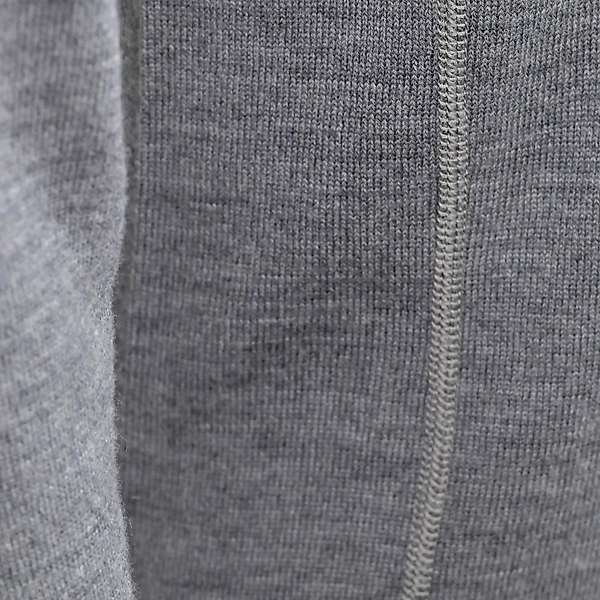 Men long sleeve slim fit zip neck top Elbrus - 100% extra fine merino 8 / 10