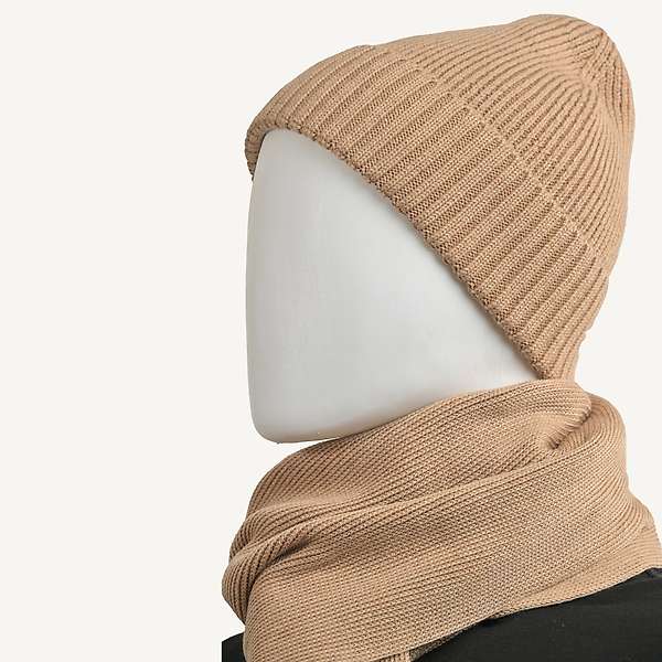 Kuril Beanie and Scarf Set - 100% Merino Wool 12 / 13