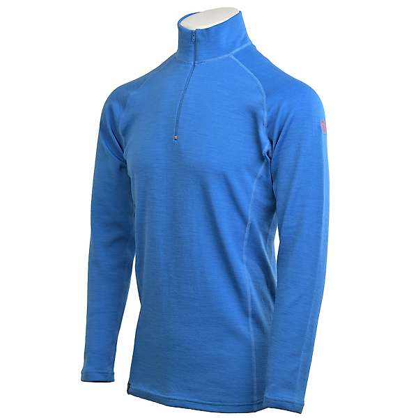 Men's long sleeve slim fit zip neck top Altai - 60% extra fine merino / 40% cordura 3 / 10