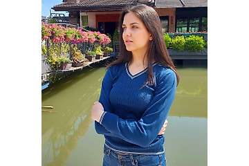 Ženski džemper Volga V izrez - 100% organski pamuk