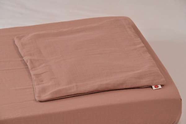 100% Organic Cotton Muslin Baby Pillowcase - 40x30cm 3 / 5