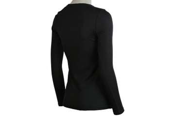 Women's long sleeve slim fit top Altai - 100% extra fine merino