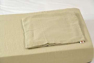 100% Organic Cotton Muslin Baby Pillowcase - 40x30cm