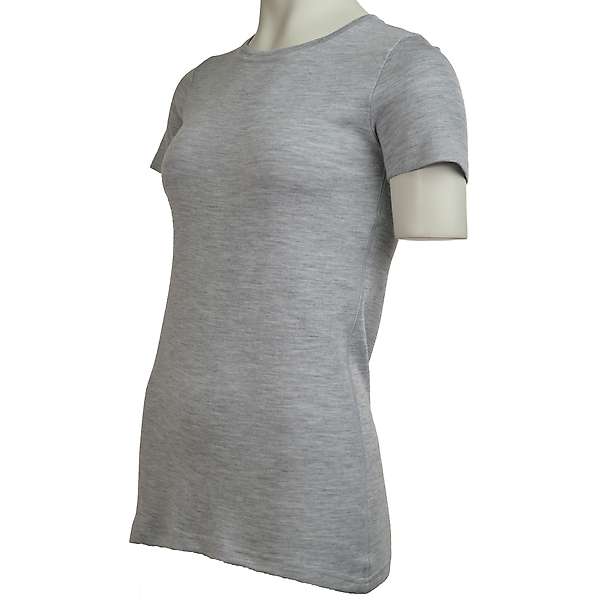 Women's short sleeve slim fit top Altai - 100% extra fine merino 13 / 32