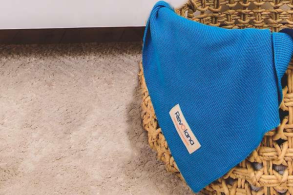 Knited organic cotton baby blanket - 70x100cm 2 / 7