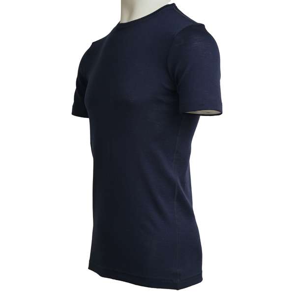 Men's short sleeve slim fit top Altai - 100% extra fine merino 15 / 22