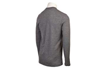 Men's long sleeve relaxed fit top Altai - 100% extra fine merino