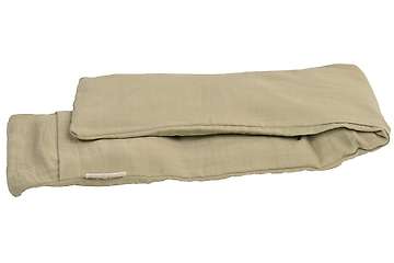Bouillotte sèche tour de cou 72x15cm en graines de lin bio avec housse externe