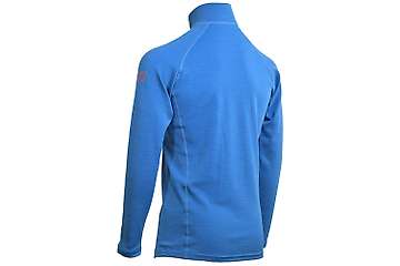 Muška majica zip kragna dugih rukava Altai - 60% ekstra fina merino vuna / 40% cordura