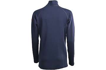 Women's long sleeve zip neck top Altai - 100% extra fine merino