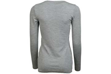Women's long sleeve slim fit top Altai - 100% extra fine merino