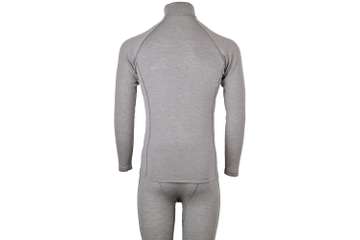 Muška majica zip kragna dugih rukava Altai - 100% ekstra fina merino vuna
