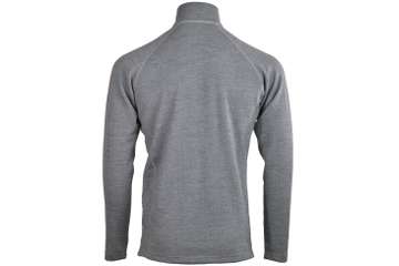 Men long sleeve slim fit zip neck top Elbrus - 100% extra fine merino