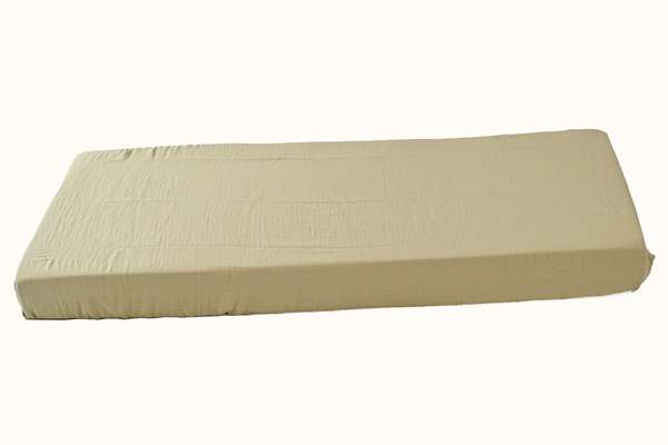100% Organic Cotton Muslin Baby Fitted Sheet 2 / 5