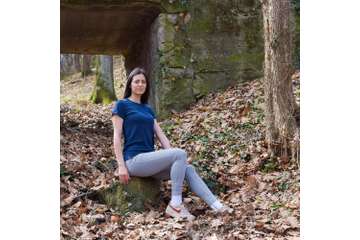Ženska majica kratkih rukava relaxed fit Ural - 50% merino / 50% Tencel
