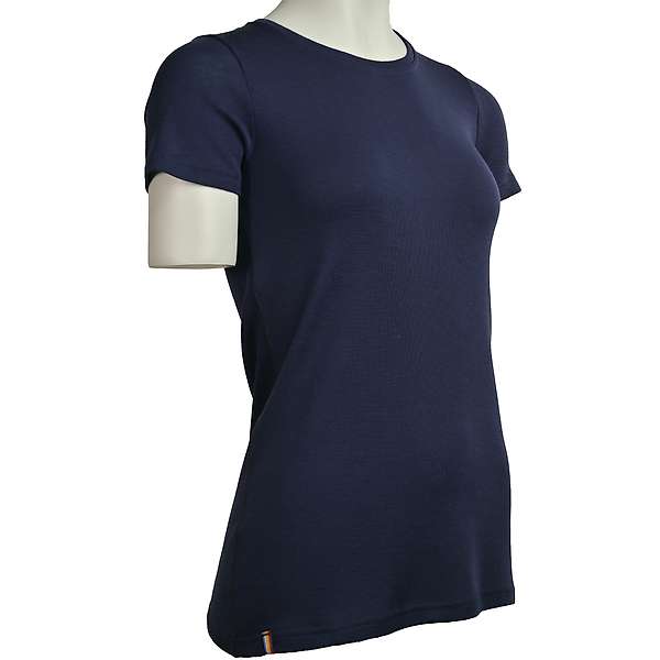 Women's short sleeve slim fit top Altai - 100% extra fine merino 18 / 32