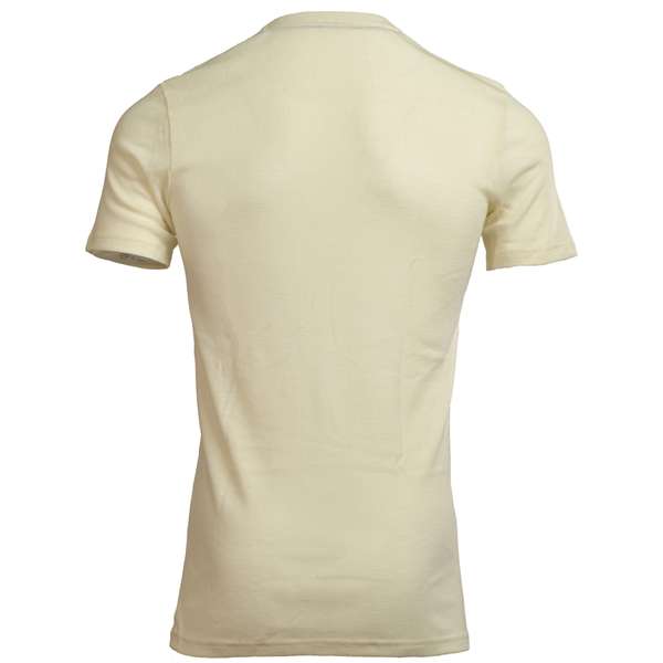 Men's short sleeve slim fit v-neck top Altai - 100% extra fine merino 4 / 7