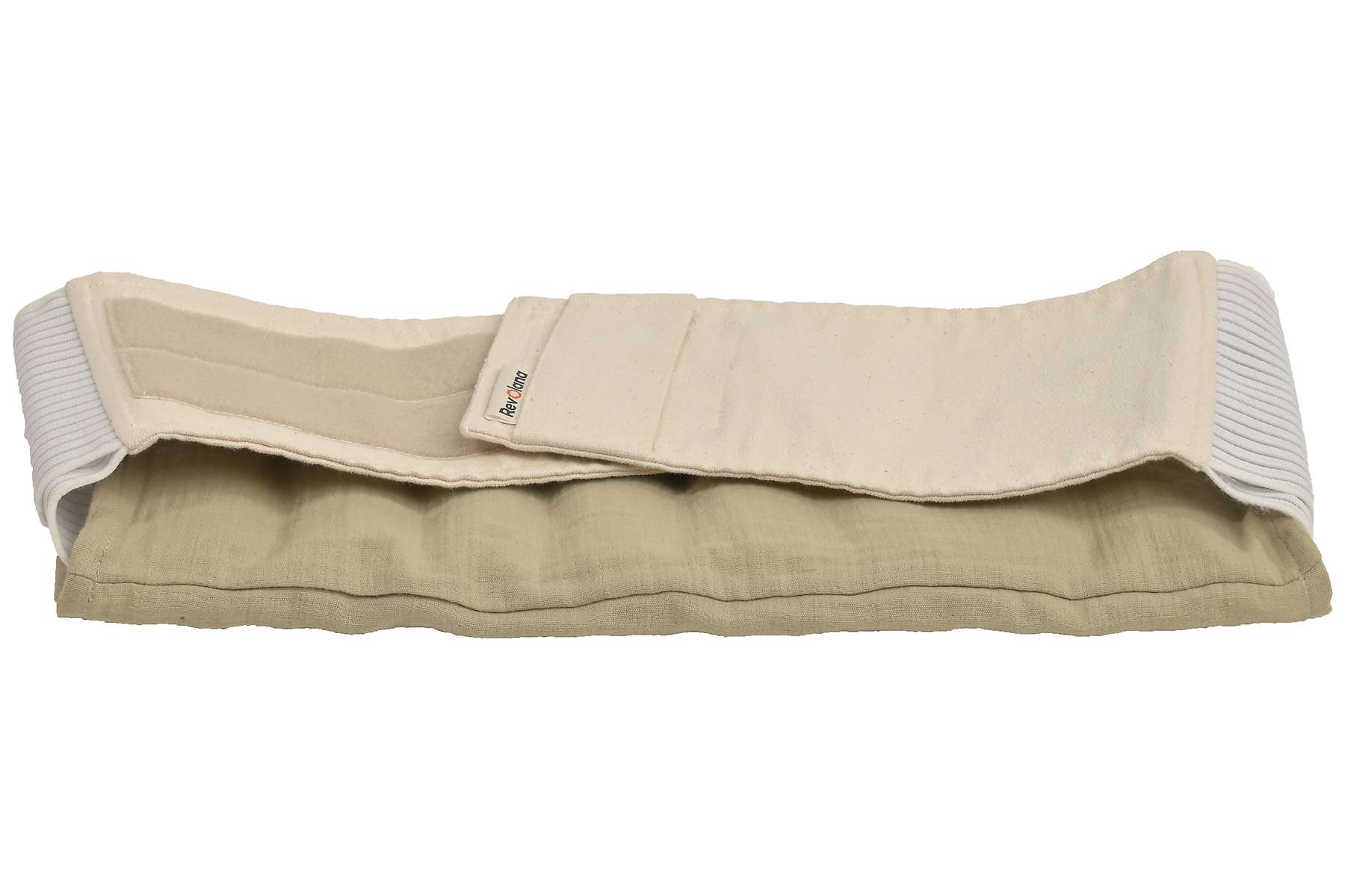 Bouillotte Lombaire Chauffante En Lin Bio - Graines De Lin - Made In France - Ocre