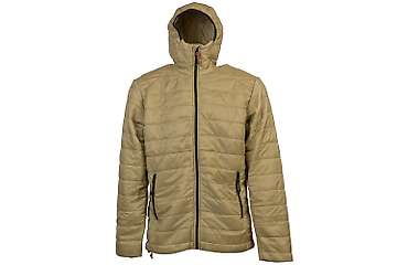 Men’s Ultralight Hooded Jacket – 150gsm Wool Insulation – 20D Ripstop Shell