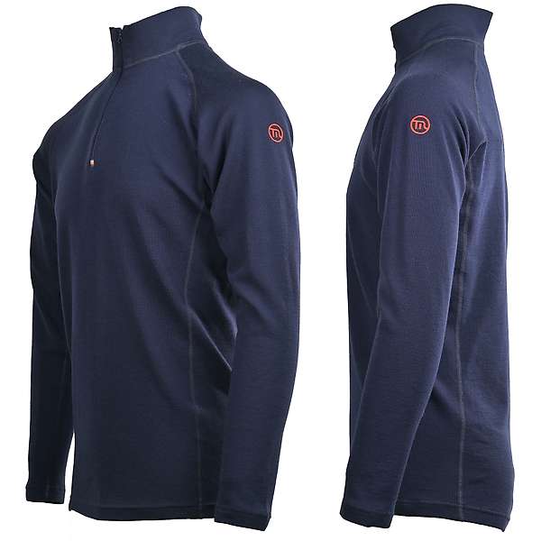 Muška majica zip kragna dugih rukava Altai - 100% ekstra fina merino vuna 19 / 29