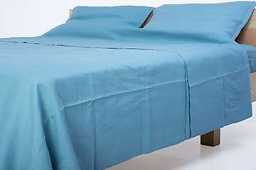 Flat sheet pure washed linen