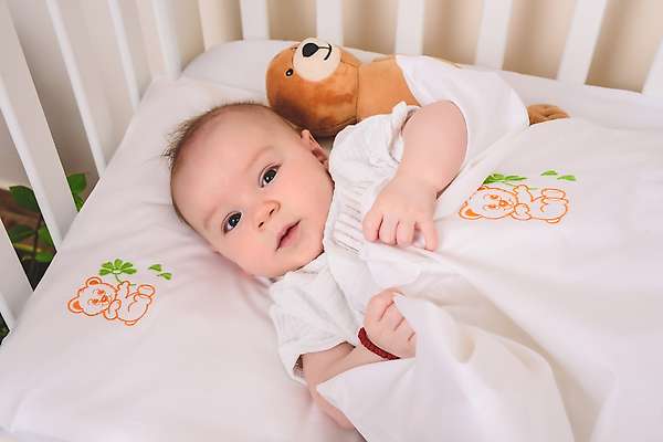 Extra flat baby pillow 40x30cm - organic cotton/wool 3 / 3