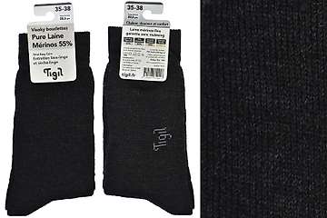 Visoky thermal medium weight socks - 55% fine merino