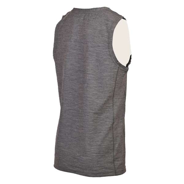 Men's 100% Merino Wool Sleeveless Shirt – Relaxed Fit, 190gsm Jersey 7 / 8