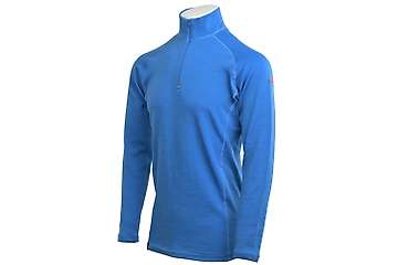 Muška majica zip kragna dugih rukava Altai - 60% ekstra fina merino vuna / 40% cordura