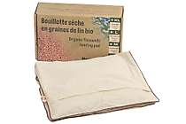 Large size organic flax seeds heat pack - 52x27cm