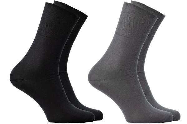 Chaussettes Opala sans élastique - 98% coton bio - unies - lot de 2 1 / 2