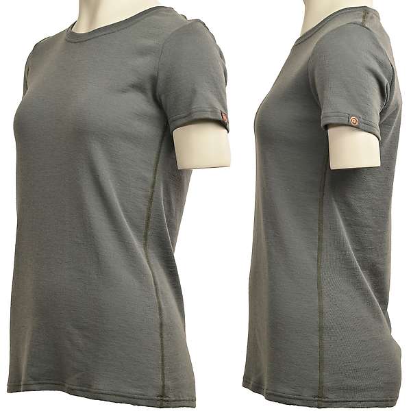 Women's short sleeve relaxed fit top Altai - 100% extra fine merino 2 / 4
