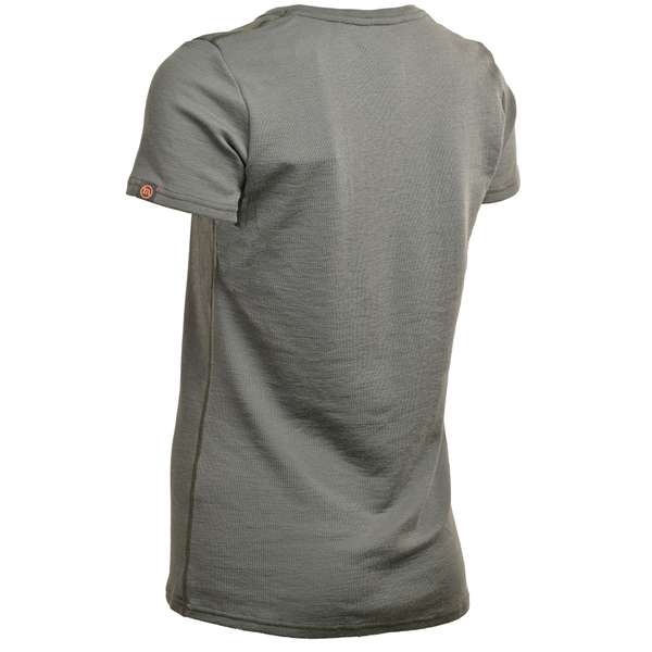 Women's short sleeve relaxed fit top Altai - 100% extra fine merino 3 / 4