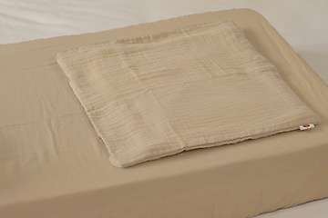 100% Organic Cotton Muslin Baby Pillowcase - 40x30cm