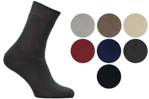Chaussettes Opala bouclettes intégrales - 88% coton bio - unies - lot de 2
