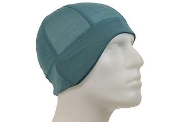 Lightweight beanie Ural ears extension - 50% Merino/50% Tencel - 23x23cm - Unisex