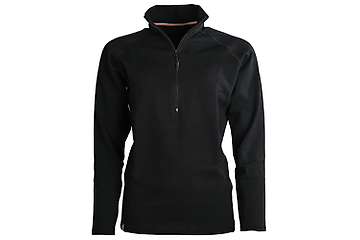 Unisex long sleeve slim fit zip neck top Elbrus - 88% extra fine merino