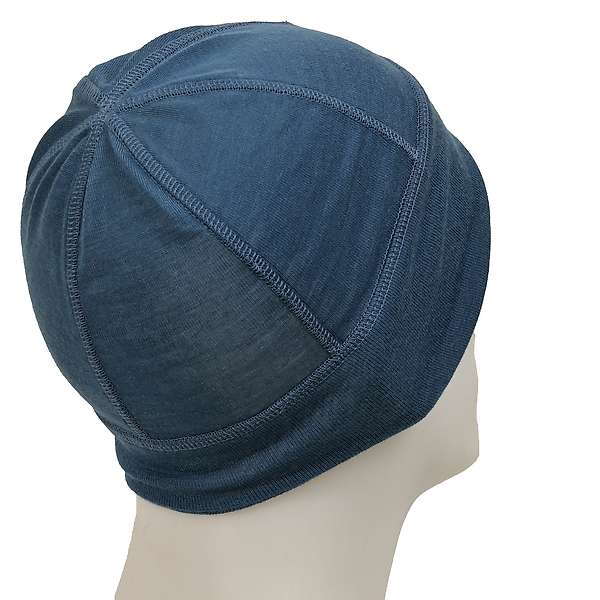 Lightweight beanie Ural ears extension - 50% Merino/50% Tencel - 23x23cm - Unisex 6 / 9
