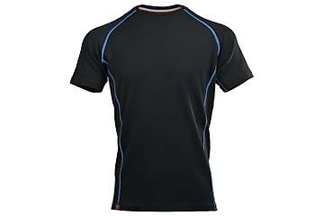 Men's athletic short sleeve slim fit top Altai - 87% extra fine merino core spun