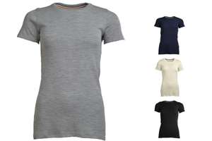 Ženska majica kratkih rukava slim fit Altai - 100% ekstra fina merino vuna