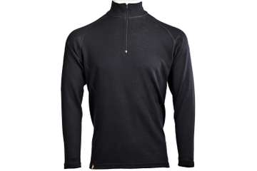 Muška majica zip kragna dugih rukava Altai - 100% ekstra fina merino vuna